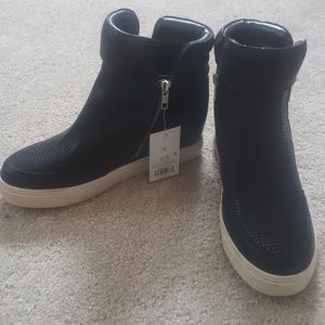 Mossimo Black Wedge Sneaker Shoes